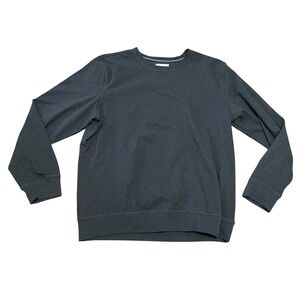 Boston Traders Mens Large Charcoal Gray Crewneck Sweatshirt Long Sleeve Pullover